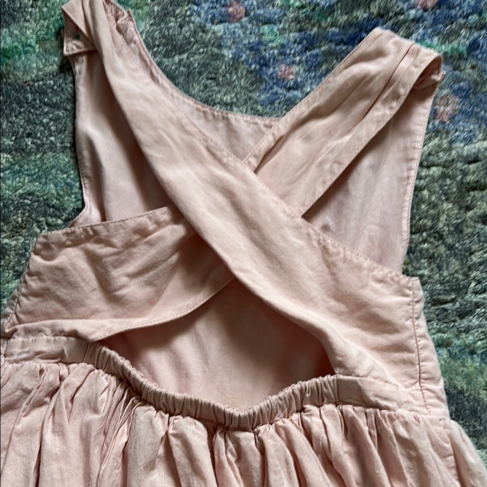 Mini Boden Dress with Floral Embroidery - Picture 4 of 5